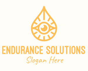 Golden Egyptian Eye logo design