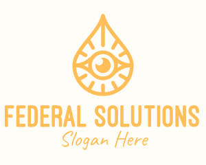 Golden Egyptian Eye logo design