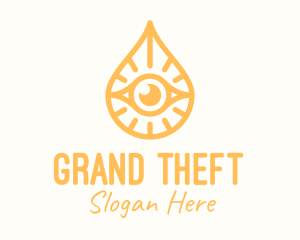 Golden Egyptian Eye logo design