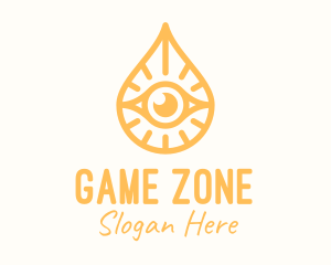 Golden Egyptian Eye logo design