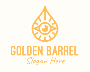 Golden Egyptian Eye logo design