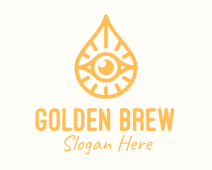 Golden Egyptian Eye logo design