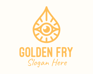 Golden Egyptian Eye logo design