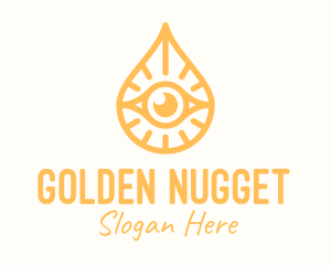 Golden Egyptian Eye logo design