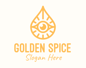 Golden Egyptian Eye logo design