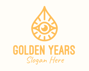 Golden Egyptian Eye logo design