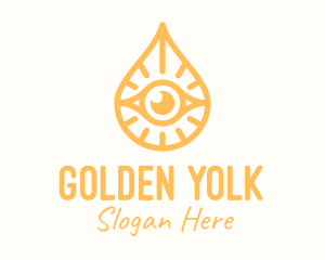 Golden Egyptian Eye logo design