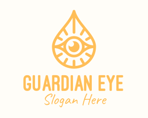 Golden Egyptian Eye logo design