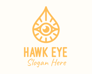 Golden Egyptian Eye logo design