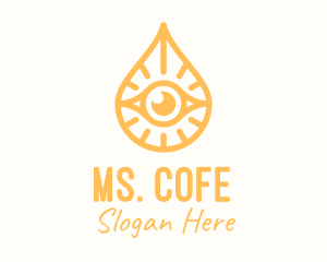 Golden Egyptian Eye logo design