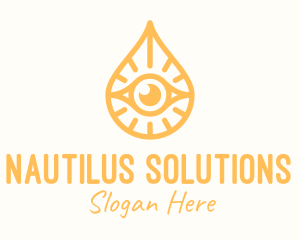 Golden Egyptian Eye logo design