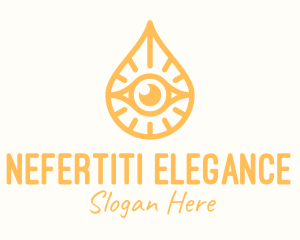 Golden Egyptian Eye logo design