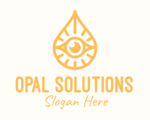 Golden Egyptian Eye logo design