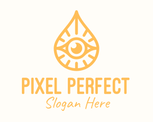 Golden Egyptian Eye logo design