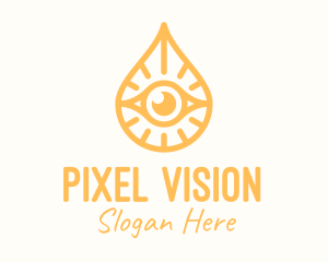 Visual - Golden Egyptian Eye logo design