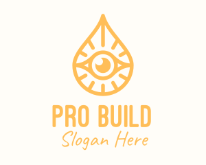 Golden Egyptian Eye logo design