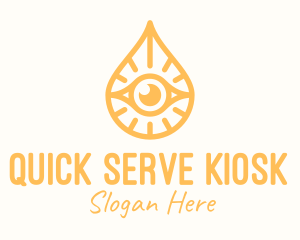 Golden Egyptian Eye logo design