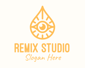 Golden Egyptian Eye logo design