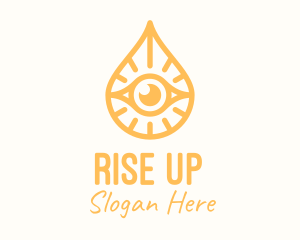 Golden Egyptian Eye logo design