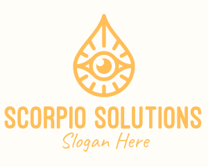 Golden Egyptian Eye logo design