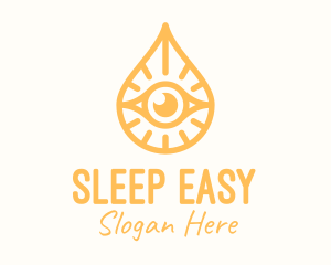 Golden Egyptian Eye logo design