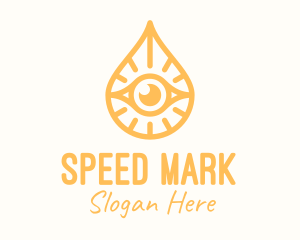 Golden Egyptian Eye logo design