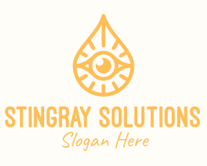 Golden Egyptian Eye logo design