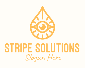 Golden Egyptian Eye logo design