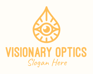 Optometry - Golden Egyptian Eye logo design