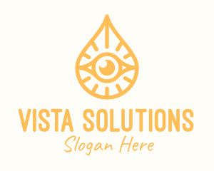 Golden Egyptian Eye logo design