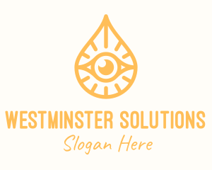 Golden Egyptian Eye logo design