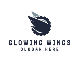 Wing Gear Mechanic logo design