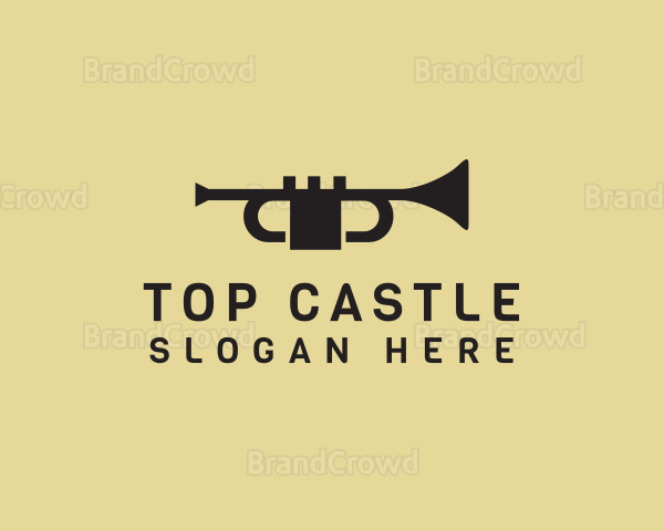 Music Trumpet Band Logo
