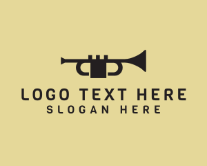 Sing - Music Trumpet Band logo design