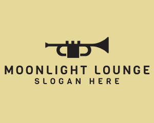 Nightclub - Music Trumpet Band logo design