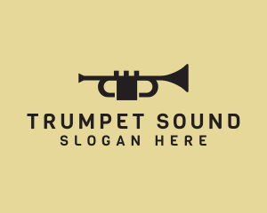 Trumpet - Music Trumpet Band logo design
