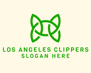 Green Natural Letter H  Logo