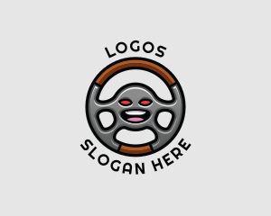 Mechanic - Auto Steering Wheel logo design