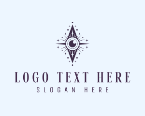 Holistic - Mystical Eye Fortune Telling logo design
