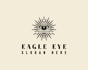 Ancient Pyramid Eye logo design