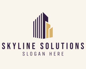 High Rise - High Rise Building Property logo design