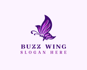 Beautiful Butterfly Wings logo design