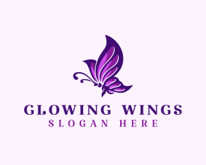 Beautiful Butterfly Wings logo design