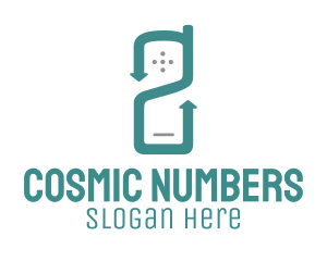 Mobile Number Two logo design