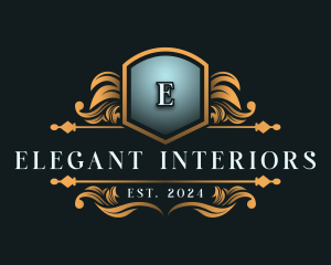 Luxury Shield Crest logo design