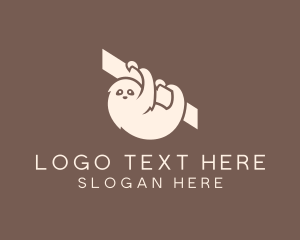 Mammal - Sloth Nature Reserve logo design