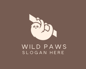 Mammal - Sloth Nature Reserve logo design