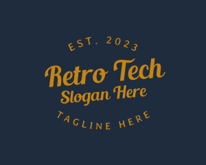 Retro Fashion Lifestyle logo design