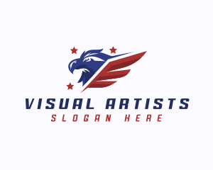 Veteran - Patriotic Eagle Wing logo design