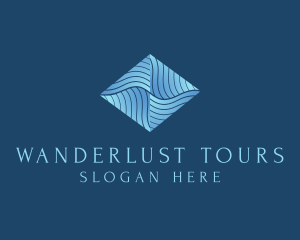 Sea Wave Tour  logo design